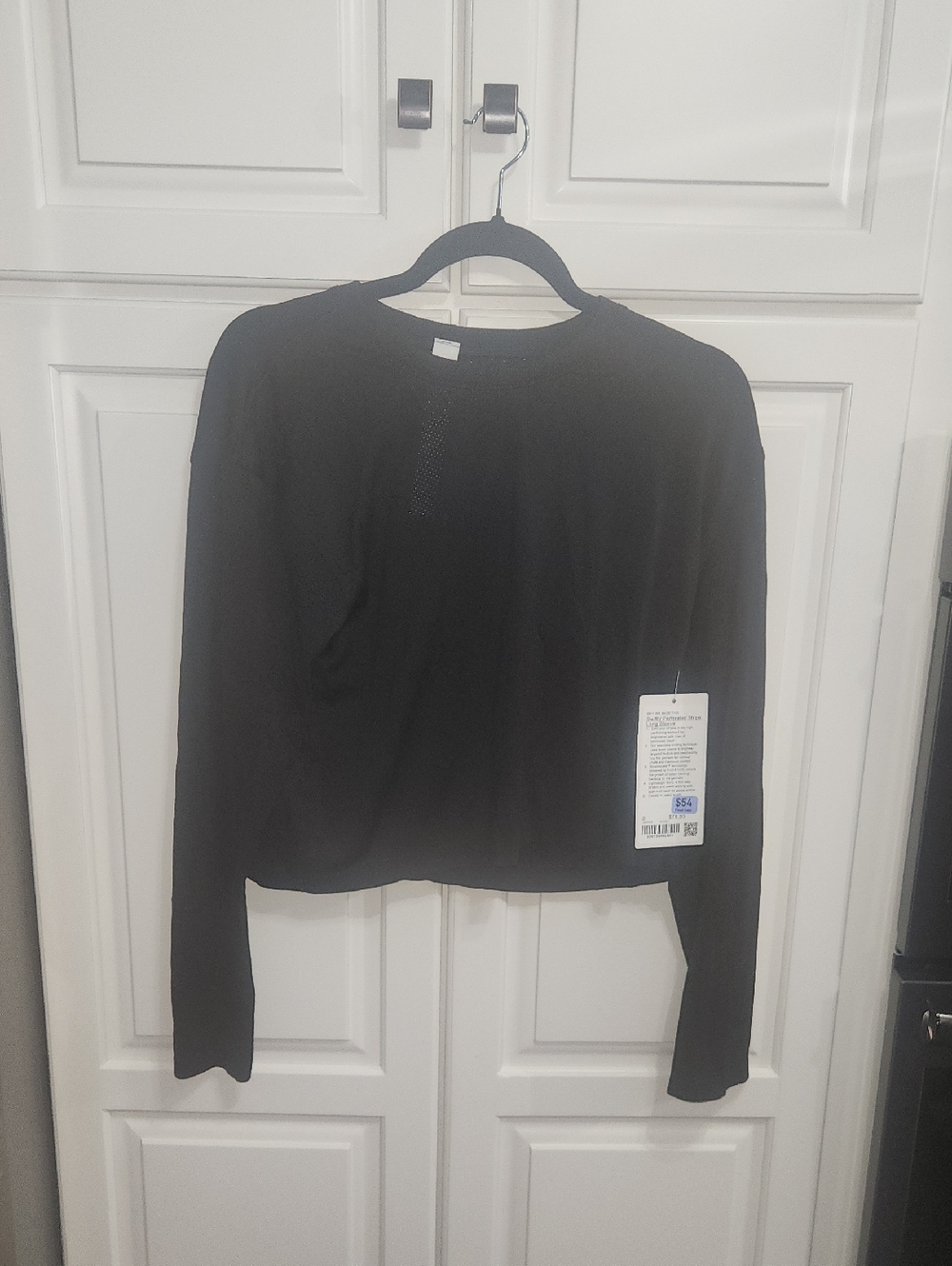 Lululemon Swiftly Perforated Stripe Long Sleeve NWT